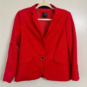 Limited Red Blazer Lined Jacket